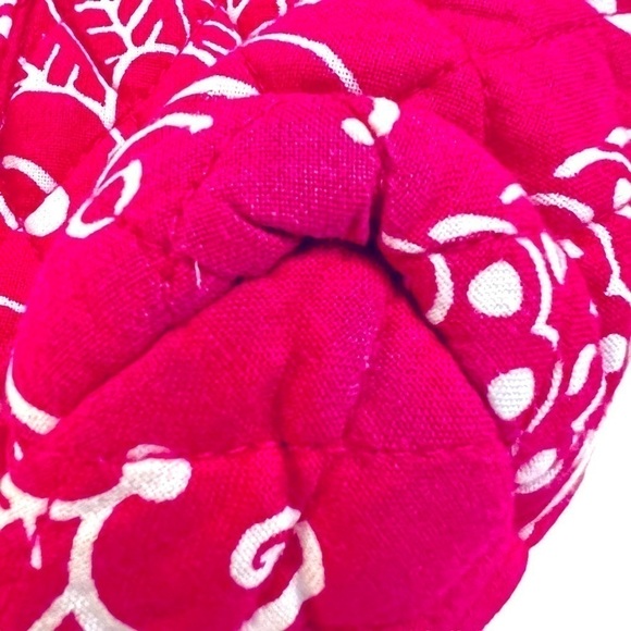 Vera Bradley Twirly Birds Mandy Shoulder Bag Purse Pink & White Swirly Floral - Picture 8 of 15